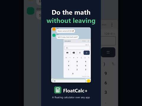 FloatCalc+:Floating Calculator video thumbnail