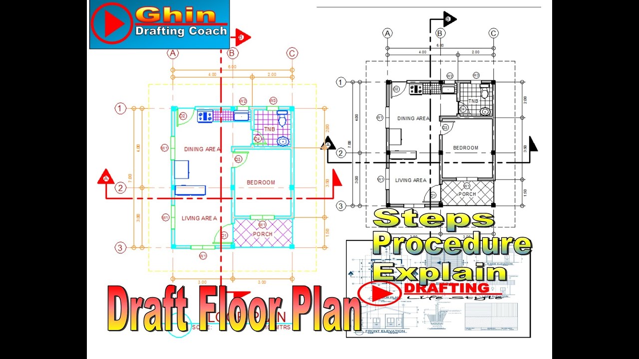 Drawing Exercise 6: How to Draft Floor Plan (in AutoCAD)