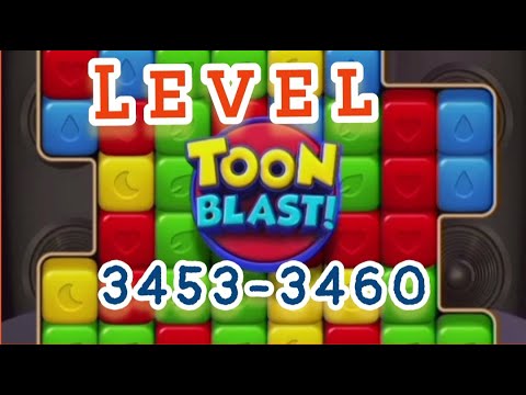 level 3453-3460 #toonblast  #games #khryzagjvlogs