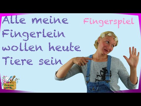 Alle meine Fingerlein wollen heute Tiere sein | Fingerspiele Tiere | Kinderzone Rumpelkiste