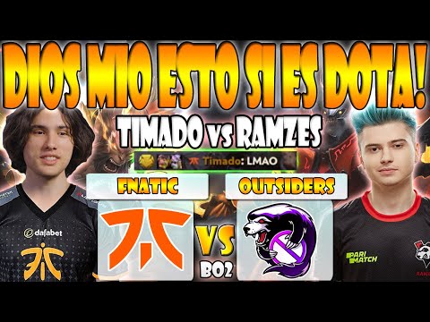 FNATIC VS OUTSIDERS [BO2] TIMADO VS RAMZES666-PGL ARLINGTON MAJOR 2022 - DOTA 2 PRO