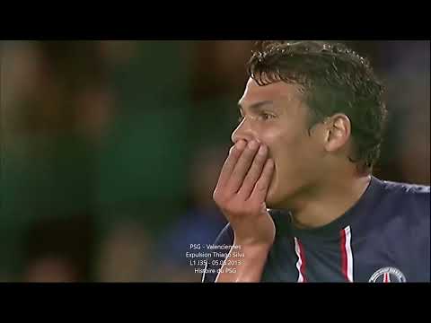 PSG - Valenciennes | Expulsion Thiago Silva et geste de Leonardo sur Mr Castro | L1 J35 | 05 05 2013