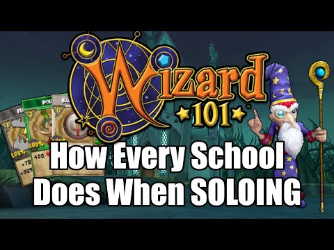 How Each School Does When Soloing in Wizard101
