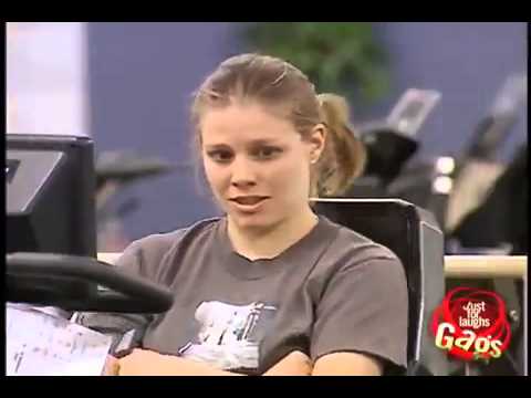 Geiler Arsch im Fitness Studio