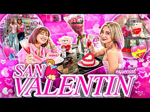 24 HORAS COMIENDO ROSA😱💗🌸🎀 Especial San Valentin✨ | Hermanas JM