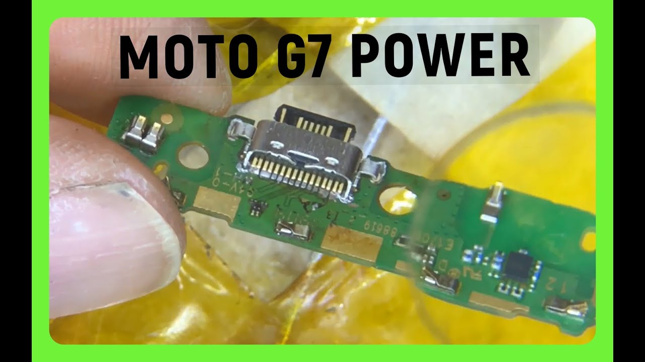 MOTO G7 POWER Centro de Carga Charging Port