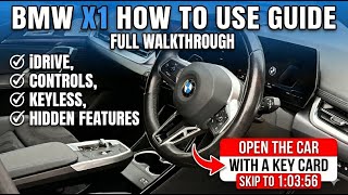 BMW X1 How To Use Guide (2023) | Full Walkthrough of Controls, iDrive, Keyless & Features