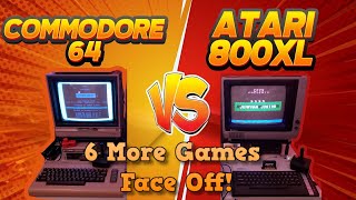 C64 vs Atari 800XL – 6 J Games Face Off! (One Totally Flopped)
