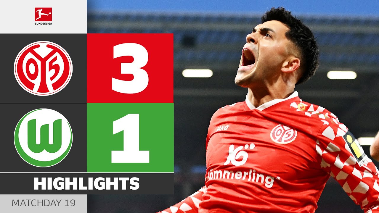1. FSV Mainz 05 vs VfL Wolfsburg Highlights