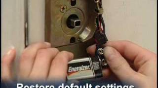 How To Restore the Schlage Keypad Lock to Original Factory Settings