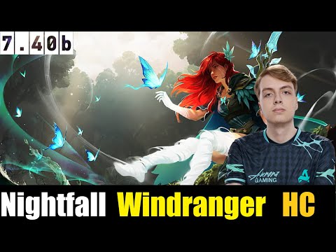 🤯 Nightfall [Windranger] HC 7.40b - DOTA 2 PRO MATCH #dota2  #dota2gameplay  #nightfall