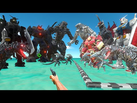 FPS Avatar Rescues Mecha Monsters and Fights Shadow Itself - Animal Revolt Battle Simulator