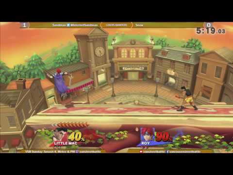 VSB Smash 4 Singles - S02 #6 - LQ - Snow vs Sandman