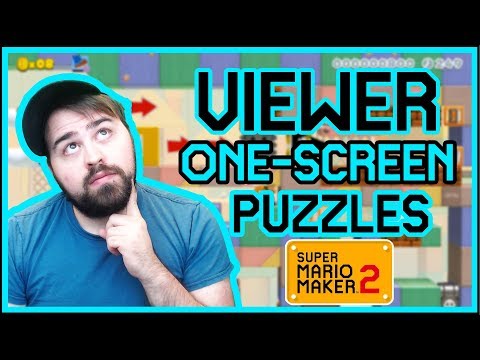 VIEWER One Screen Puzzles | NO JUMP PUZZLE | Super Mario Maker 2