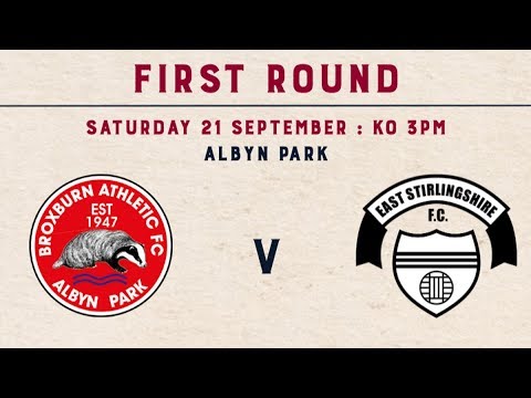 Broxburn Athletic 3-2 East Stirlingshire | William Hill Scottish Cup 2019-20 – First Round