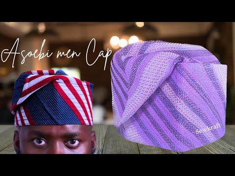 How to Make Mens Cap | Asoebi Men Cap | Fila Asooke