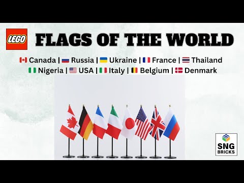 LEGO Milano Cortina Winter Olympics 2026 World Flag Collection - | LEGO Easy Build Ideas