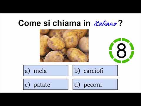 Easy Italian Vocabulary Quiz #9 - level A1 - Can You pass this quiz?