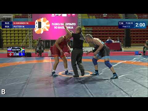 GOLD FS - 88 kg: M. ILIUKHINOV (RUS) v. W. PUTTER (RSA)