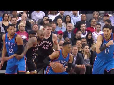 Russell Westbrook 34th Triple Double of The Season in Toronto! March 16, 2017