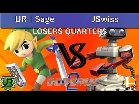 End The Paign 2  LOSERS QUARTERS - UR | Sage (Toon Link) vs JSwiss (Rob)