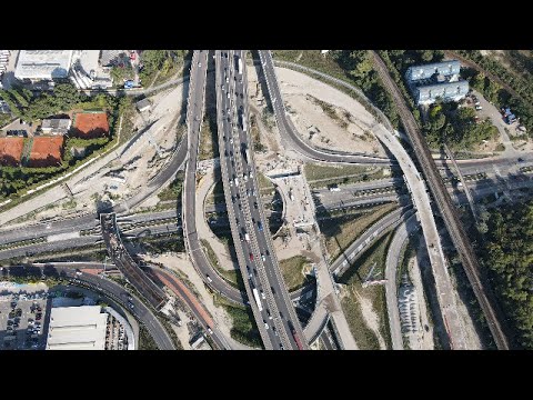 Obchvat Bratislavy: Výstavba križovatky diaľnice D1 s rýchlostnou cestou R7 pod Prístavným mostom