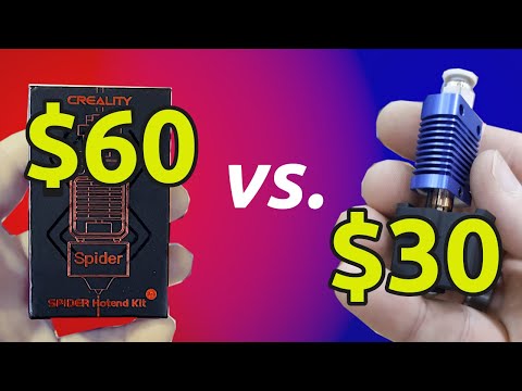 Comparing a #budget hotend with the #creality spider 3.0 on my #ender3 #3dprint  #3dprinting