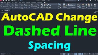 AutoCAD Change Dashed Line Spacing