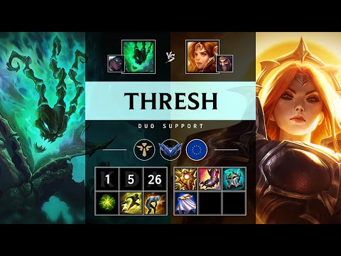 Thresh Support vs Leona - EUW Diamond Patch 25.12