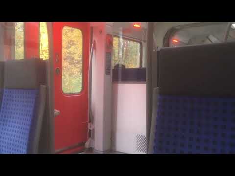 Ausstieg Fahrtrichtung Links | S-Bahn DB Br 423 als RB 11 nach Frankfurt Höchst