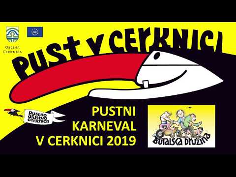 Posnetek pustnega karnevala v Cerknici 2019 "BUTALSKA DRUŽINA"