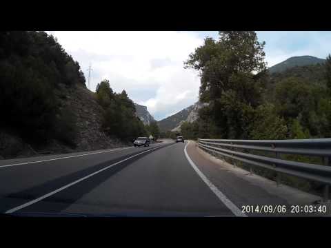 Дорога в Каталонии по пути в Андорру