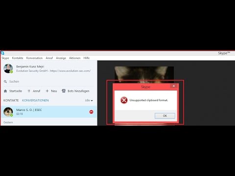 Microsoft Skype 7.2 7.35 7.36 Windows8 - (Print Clipboard Cache) Stack Buffer Overflow Vulnerability
