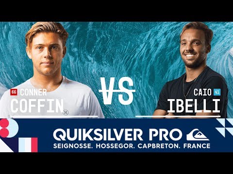 Conner Coffin vs. Caio Ibelli - Round Two, Heat 11 - Quiksilver Pro France 2017