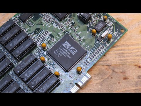 Let's repair a VGA card or how to reflow the solder on SMD ICs.