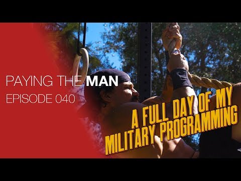 A Full Day of MY MILITARY PROGRAMMING | Paying the Man Ep.040