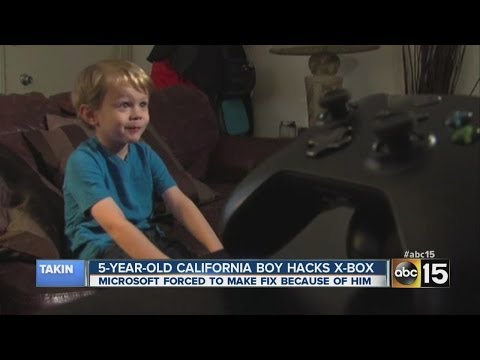 5-year-old boy hacks Xbox