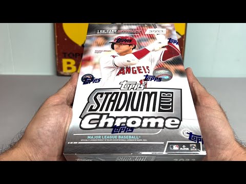 2022 Topps Stadium Club Chrome Hobby Box #2 - "Big" Rookie Auto!!!