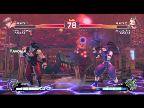 SSF4: Kiryu Tsukimiya (Guy) VS ACQUA (Ibuki)