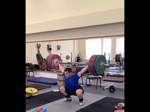 Petr Asayonak (89) 185 kg snatch