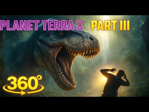 360° VR Jurassic Dinosaur Adventure: Survive Planet Terra X - Part 3!