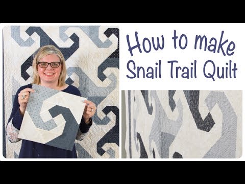Wie man einen Snail Trail Quilt macht – Klassisch und Vintage