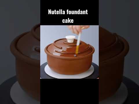 what you call this _________ foundant chocolate cake in your own language #shorts