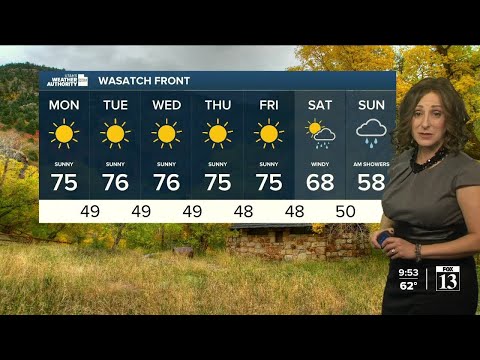 Utah's Weather Authority | Sunday, October 16 evening forecast