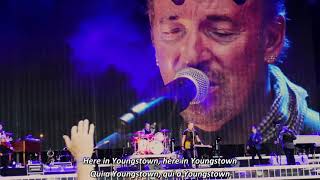 Bruce Springsteen - Youngstown - Live at Ullevi, Göteborg, Sweden. June 25, 2016 - Lyrics/Subita