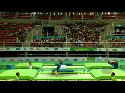KASPARYAN Anna (UZB) - 2016 Olympic Test Event, Rio (BRA) - Qualification Trampoline Routine 2
