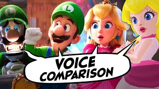 How's the Mario Movie Cast Compare to Their Original Voices? (Peach, Luigi, Toad & More!)