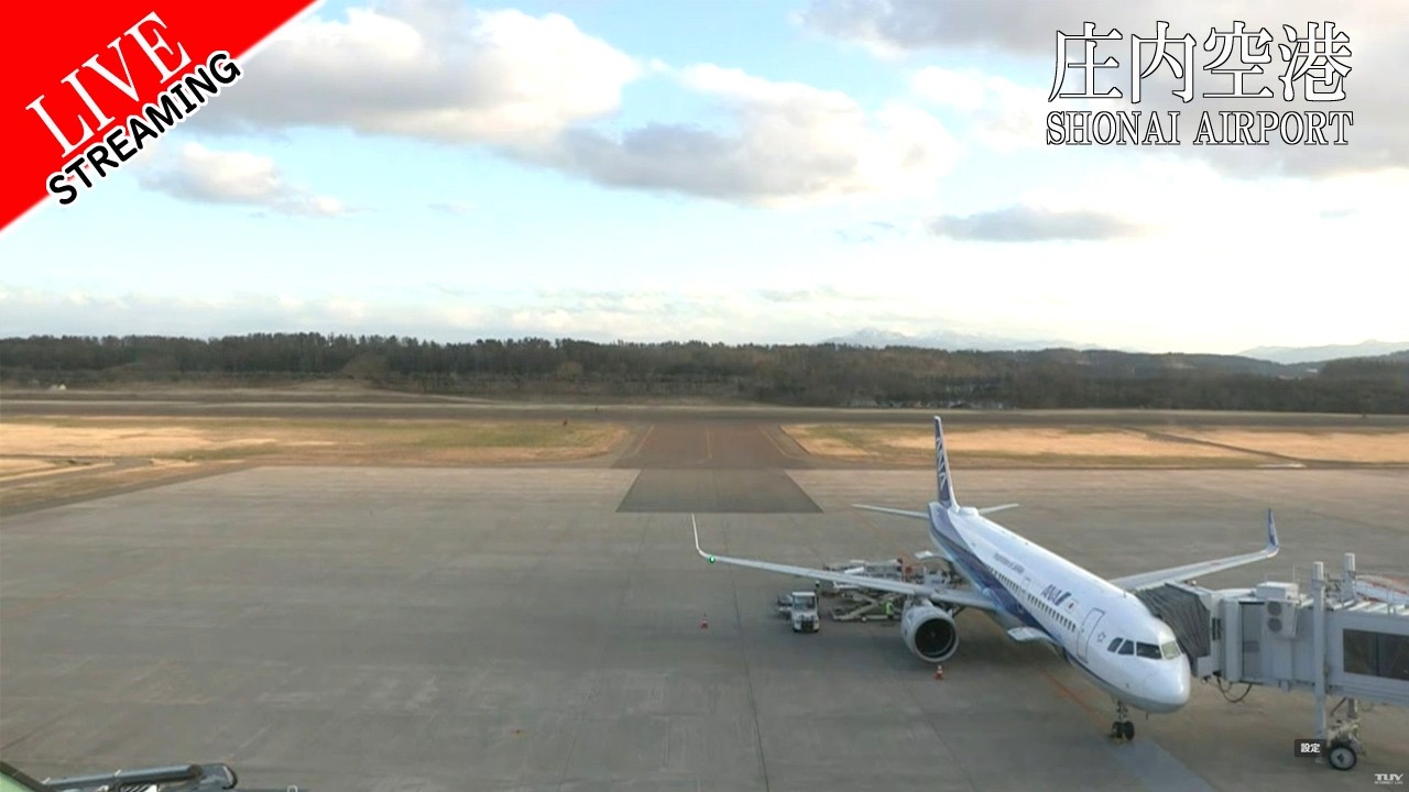 Live webcam view of Pista del Aeropuerto de Shonai