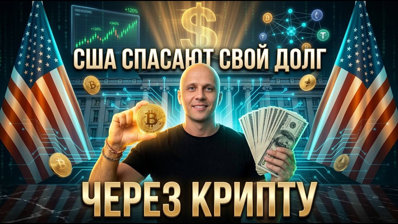🚨 США ТАЙНО ИСПОЛЬЗУЮТ КРИПТУ, ЧТОБЫ СПАСТИ СВОЙ ДОЛГ