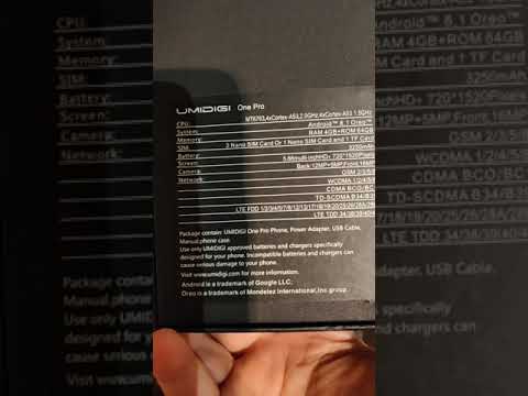 Umidigi One Pro  de sa boîte  ne démarre pas !!!